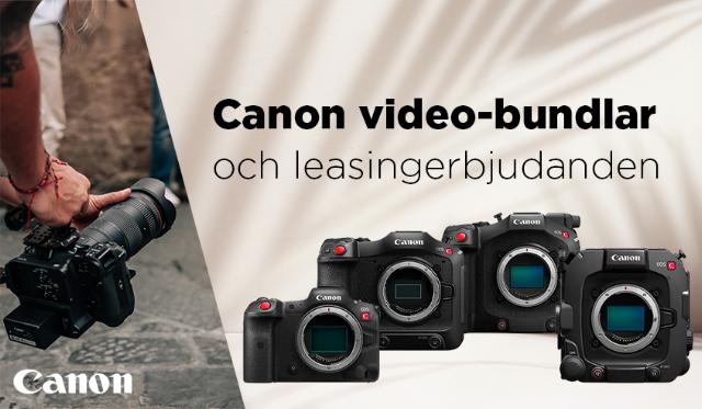 Canon video-bundlar och leasingerbjudanden