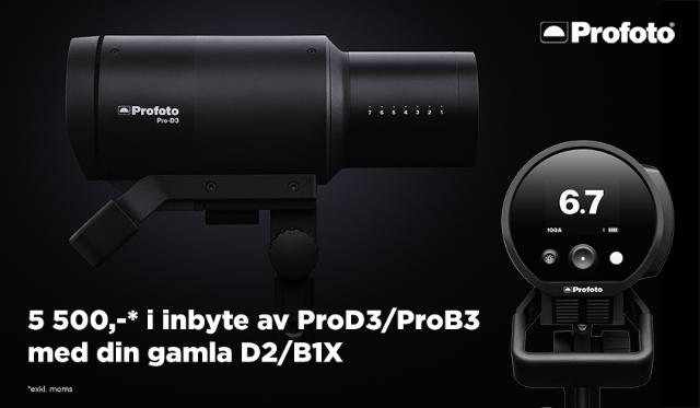 Profoto D3/B3 trade-in kampanj