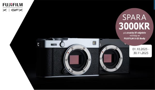 Fujifilm X-E5 bundle kampanj